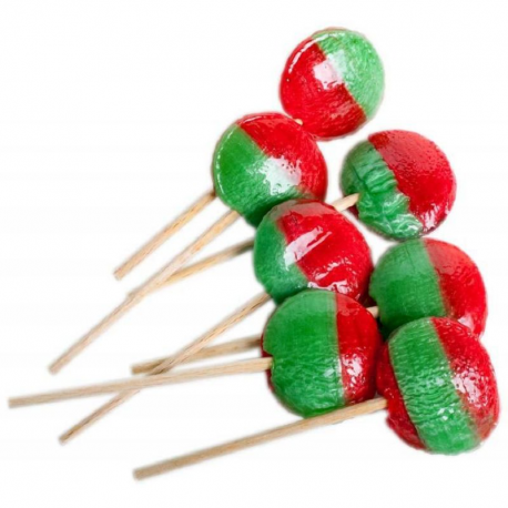 Sucettes Marseillaises cerise chlorophyle - boîte de 120