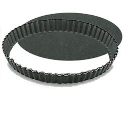 Moule à tarte 24cm, fond amovible Lacor ALUMINIUM