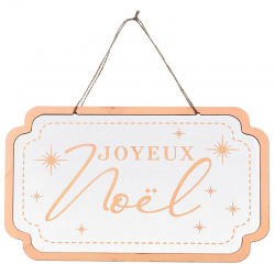 Pancarte en bois Joyeux Noël - pièce