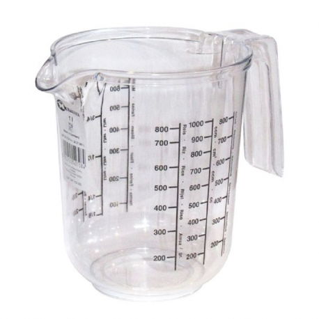 Verre doseur 1L Métaltex PLASTIQUE