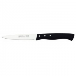 Couteau office pointu affidenté 9cm Nogent NOIR