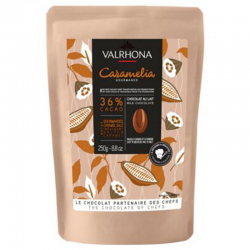Fèves de chocolat Caramelia 36% Valrhona - 250g