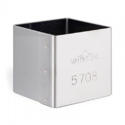 Cube en inox 5cm VALRHONA