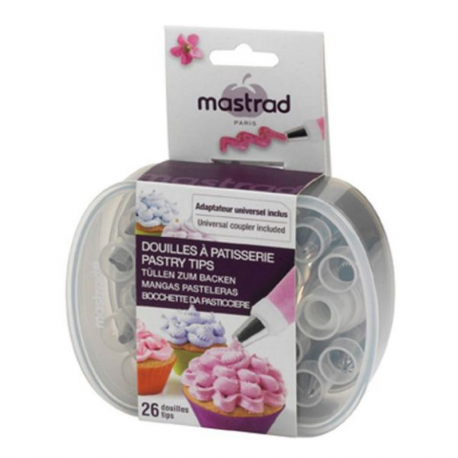 Douilles Mastrad INOX - coffret de 26 assorties