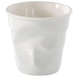 Gobelet froissé 8cl Revol BLANC