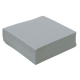 Serviettes de table unies GRIS - 50 pièces