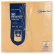 Serviettes de table unies Double Point IVOIRE - 50 pièces