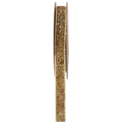 Ruban velours pailleté Autocollant 10MM OR - pièce