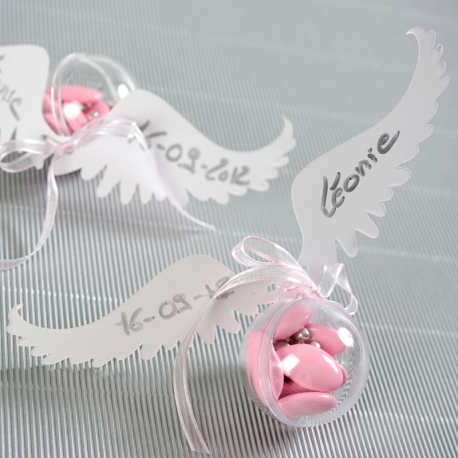 Ailes d'ange cartonnées - 6 pièces