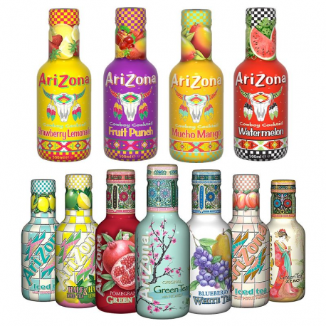 Arizona cowboy Fruit Punch Pet 50cl - 6 bouteilles
