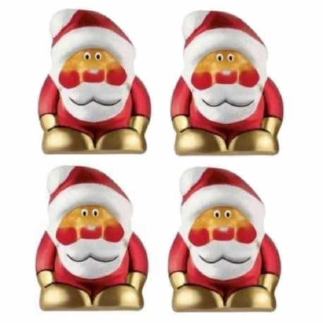 Pères Noël en chocolat au lait - tubo de 400g