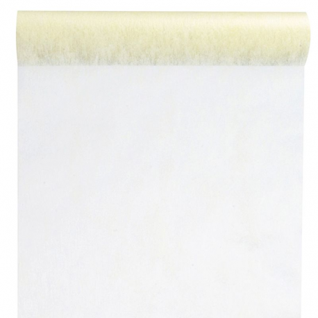 Chemin de table Intissé 30CM x 10M IVOIRE - pièce