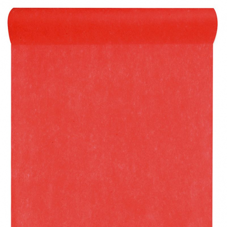 Chemin de table Intissé 30CM x 10M ROUGE - pièce