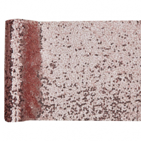 Chemin de table Sequins ROSE GOLD - pièce