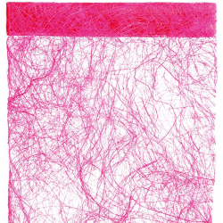 Chemin de table Abaca uni FUCHSIA - pièce
