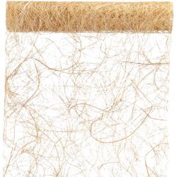 Chemin de table Abaca uni IVOIRE - pièce