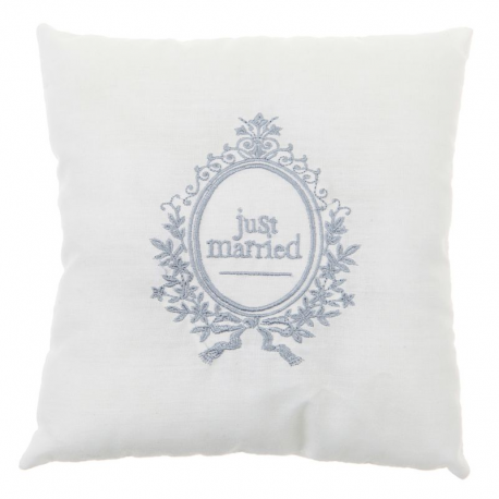 Coussin porte-alliances Just Married - pièce