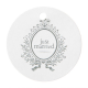 Etiquettes blanches Just Married - 10 vignettes