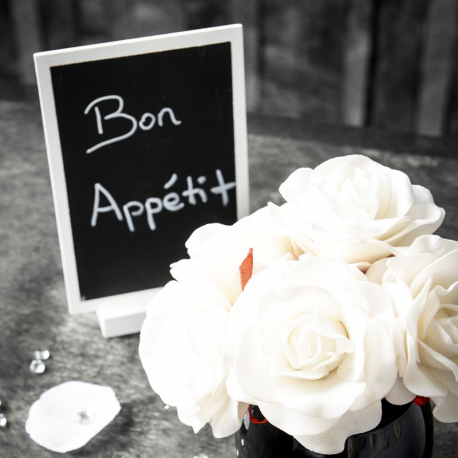 Grande ardoise à poser BLANC - pièce