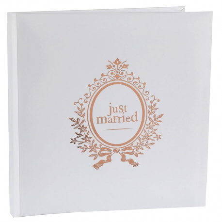 Livre d'or Just Married ROSE GOLD - pièce