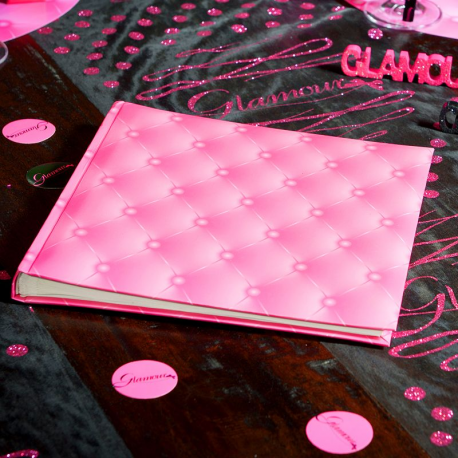 Livre d'or Glamour FUCHSIA - pièce