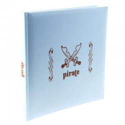 Livre d'or Pirate BLEU - pièce