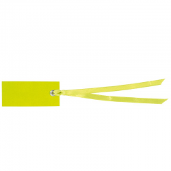 Marque-places rectangle et ruban VERT - 12 pièces
