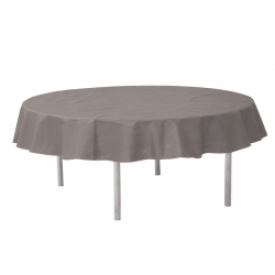 Nappe ronde Diamètre 2,40M GRIS - pièce