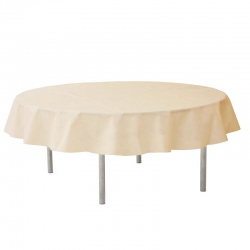 Nappe ronde Diamètre 2,40M IVOIRE - pièce