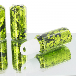 Paillettes en tube VERT - pièce