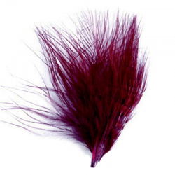 Plumes Duvet 7cm BORDEAUX - 20 pièces