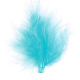 Plumes Duvet 7cm TURQUOISE - 20 pièces