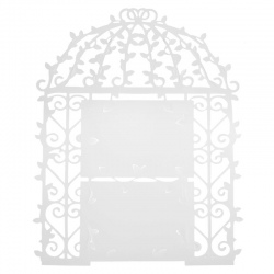 Plan de table Cage BLANC - pièce