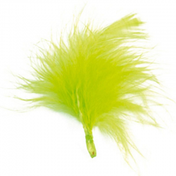 Plumes Duvet 7cm VERT - 20 pièces