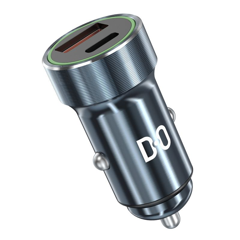 Adaptateur voiture USB + Type C 18W (PD)