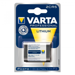 Pile photo 2CR5 Lithium Varta - pièce