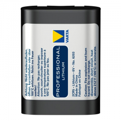Pile photo 2CR5 Lithium Varta - pièce