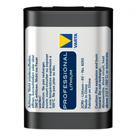Pile photo 2CR5 Lithium Varta - pièce