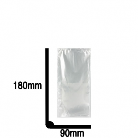Sachets fond plat neutre 90x180cm - 100 pièces