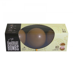 PRECOMMANDE Bombes chocolat lait garnies de guimauves 150g - Etui de 3
