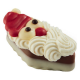Chocolats Pères Noël décorés (crème au chocolat) - boîte 1.5kg