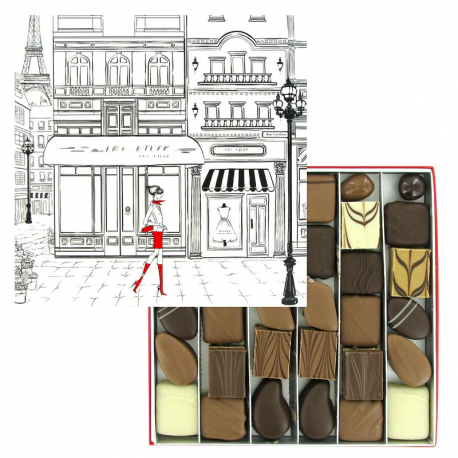 Boîte coffret Luxe Du Bellay VIDE - contenance 500g