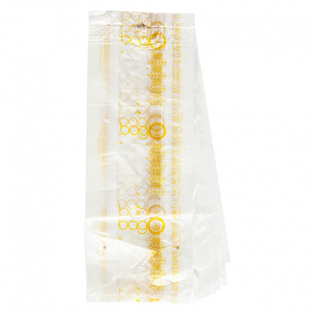 Sacs à pain 120/50x350mm jaune - 200 pièces