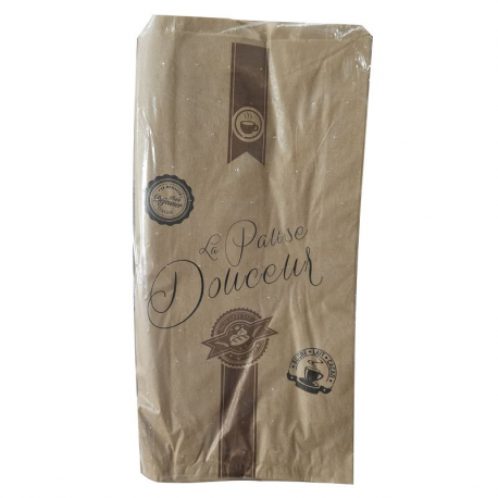 Sacs à croissant 170/70x350mm kraft - 1000 pièces