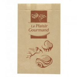 Sacs à croissant 120/50x200mm kraft - 1000 pièces