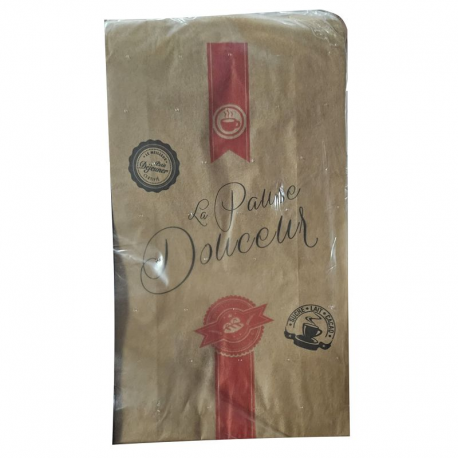 Sacs à croissant 120/50x200mm kraft - 1000 pièces