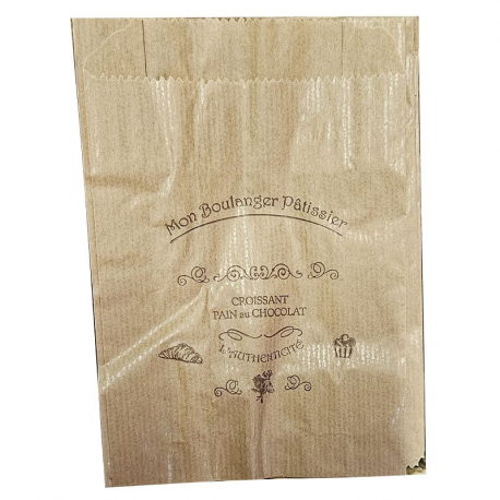 Sacs à croissant 120/25x25x170mm kraft - 1000 pièces