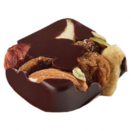 PRECOMMANDE Carré mélange noir sain avec noix vrac - boîte 1.44kg