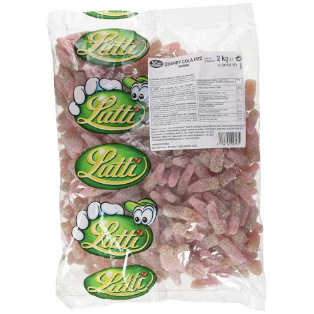 Bouteilles Cherry cola fizz Lutti - 2kg