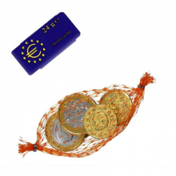 Filets de pièces en chocolat 24g - tubo de 60